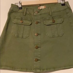 Green Mini Skirt - Alter’d State